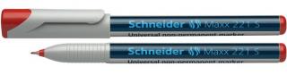 Universal non-permanent marker SCHNEIDER Maxx 221 S, varf 0.4mm - rosu