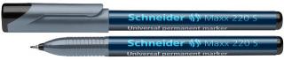 Universal permanent marker SCHNEIDER Maxx 220 S, varf 0.4mm - negru