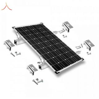 KIT Structura de montaj pentru 1 panou solar fotovoltaic acoperis tabla faltuita
