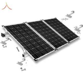 KIT Structura de montaj pentru 3 panouri solare fotovoltaice acoperis tigla