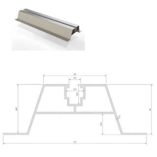Profil trapezoidal inaltime 40 mm lungime 3,1 m