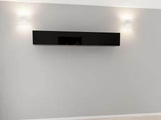 Corp Orizontal 180 MDF Negru Lucios - Quadro   Modul Mobilier Suspendat Premium Configurabil Fara Manere Push to Open - Hulgo Mobili