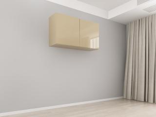 Corp Superior 120 cu 2 Usi MDF Cappuccino Lucios - Blanca   Modul de Bucatarie Premium Configurabil - Hulgo Mobili