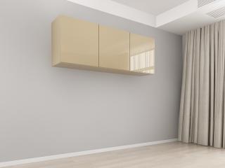 Corp Superior 180 cu 3 Usi MDF Cappuccino Lucios - Blanca   Modul de Bucatarie Premium Configurabil - Hulgo Mobili