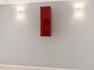 Corp Turn 90 MDF Bordo Lucios - Quadro   Modul Mobilier Suspendat Premium Configurabil Fara Manere Push to Open - Hulgo Mobili