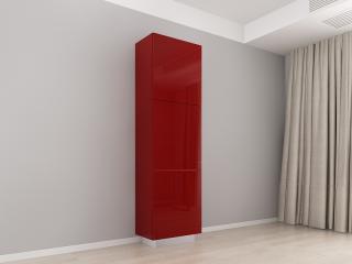 Corp Vertical 210 cu 3 Usi Adancime 37 MDF Bordo Lucios - Blanca   Modul de Bucatarie Premium Configurabil - Hulgo Mobili