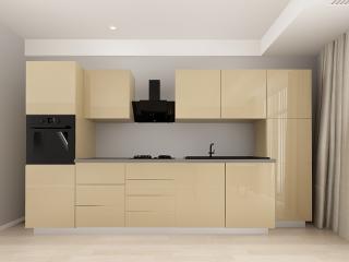 Set Mobila Bucatarie Blanca 1 MDF Cappuccino