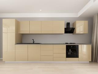 Set Mobila Bucatarie Blanca 4 MDF Cappuccino