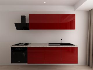 Set Mobila Bucatarie EVORA 1 MDF Bordo