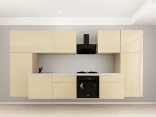 Set Mobila Bucatarie Evora 8 MDF Cappuccino