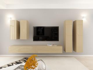 Set Mobila Living Quadro 19 MDF Cappuccino