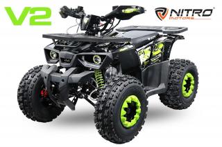 ATV Nitro 150cc midi Kinder Quad Rugby RS8-3G Platin