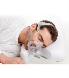 Perna CPAP 2in1 - spuma cu memorie, anatomica, 3 straturi ventilate, green tea