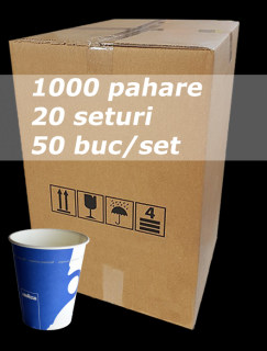 Pahar carton 8oz Lavazza SIBA bax 1000buc