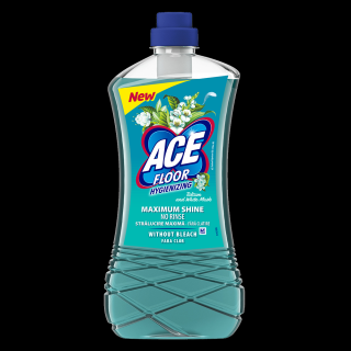 Ace Detergent pardoseli, 1 L, Talc si Mosc alb
