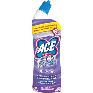 Ace Inalbilor si degresant WC, 750 ml, Ultra Power Gel Floral