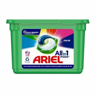 Ariel Detergent Capsule All in 1 PODS, 12 buc, Color