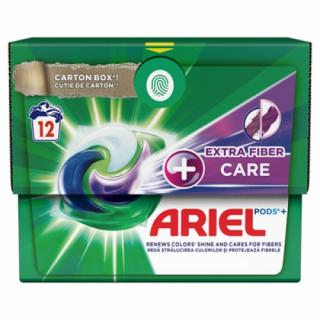 Ariel Detergent Capsule All in 1 PODS+, 12 buc, Extra Fiber Care