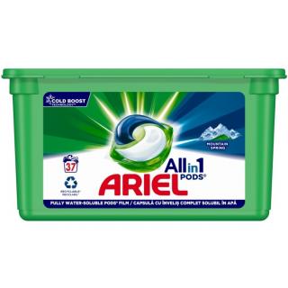 Ariel Detergent Capsule All in 1 PODS, 37 buc, Mountain Spring