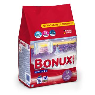 Bonux Detergent automat, 1.17 kg, 18 spalari, 3in1 Color Caring Lavender