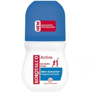 Borotalco Deodorant Roll-on, Unisex, 50 ml, Active Sea Salts Fresh