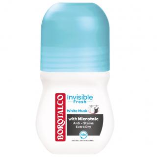 Borotalco Deodorant Roll-on, Unisex, 50 ml, Invisible Fresh
