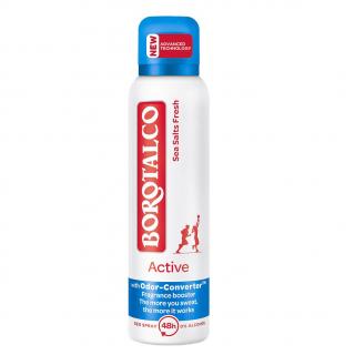 Borotalco Deodorant spray, Unisex, 150 ml, Active Sea Salt Fresh