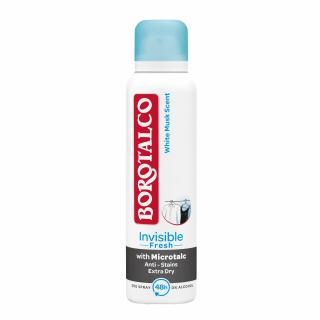 Borotalco Deodorant spray, Unisex, 150 ml, Invisible Fresh