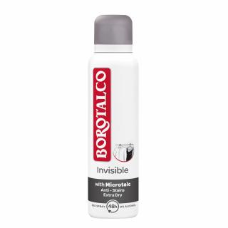 Borotalco Deodorant spray, Unisex, 150 ml, Invisible