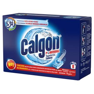 Calgon Tablete anticalcar, 8 buc, 3in1 Powerball