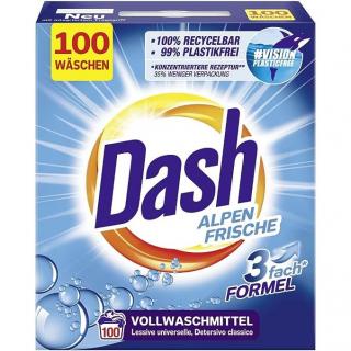 Dash Detergent automat, 6 kg, 100 spalari, Alpen Frische
