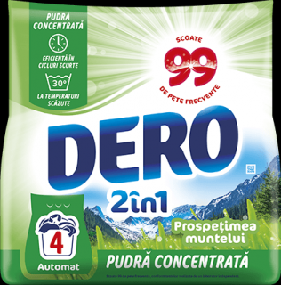 Dero Detergent automat, 300 g, 4 spalari, 2in1 Prospetimea muntelui