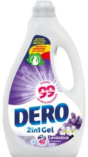 Dero Detergent lichid, 2 L, 40 spalari, Levantica si Iasomie