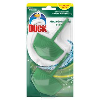 Duck Odorizant WC, 2 x 36 g, 4 in 1 Aqua Green Pine
