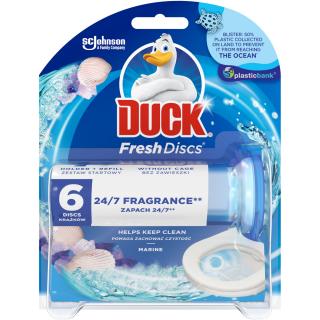Duck Odorizant WC, 6 discuri, Fresh Discs Marine