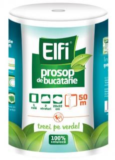 Elfi Prosop hartie, 2 straturi, 1 rola, 50 m