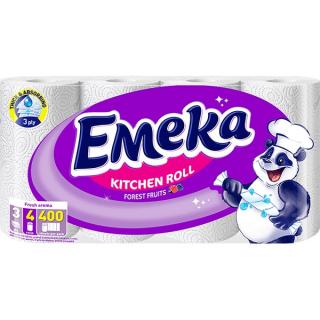 Emeka Forest Fruits Prosop hartie, 4 role