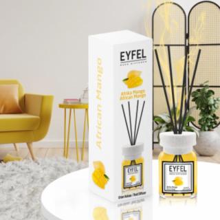 Eyfel Odorizant de camera, cu betisoare, 120 ml, African Mango