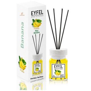 Eyfel Odorizant de camera, cu betisoare, 120 ml, Banana