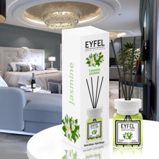 Eyfel Odorizant de camera, cu betisoare, 120 ml, Jasmine