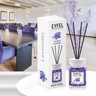 Eyfel Odorizant de camera, cu betisoare, 120 ml, Lavender