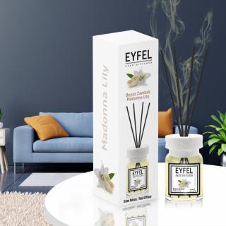 Eyfel Odorizant de camera, cu betisoare, 120 ml, Madonna Lily