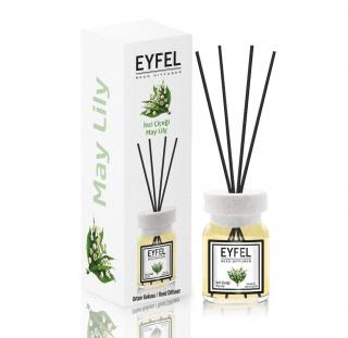 Eyfel Odorizant de camera, cu betisoare, 120 ml, May Lily