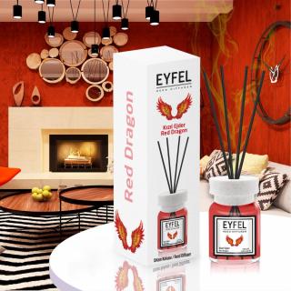 Eyfel Odorizant de camera, cu betisoare, 120 ml, Red Dragon