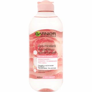 Garnier Apa micelara, 400 ml, Skin Naturals, imbogatita cu apa de trandafir