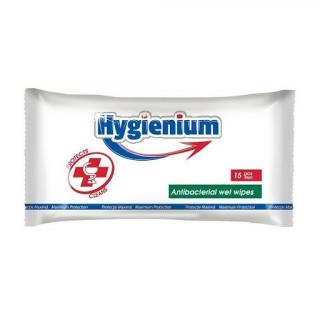 Hygienium Servetele umede antibacteriene, 15 buc