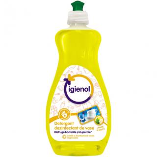 Igienol Detergent dezinfectant pentru vase, 500 ml, Lamaie si Menta