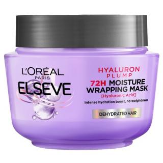 L Oreal Elseve Masca de par, 300 ml, Hyaluron Plump, pentru par deshidratat