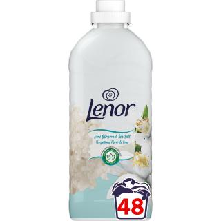 Lenor Balsam de rufe, 1.2 L, 48 spalari, Lime Blossom  Sea Salt