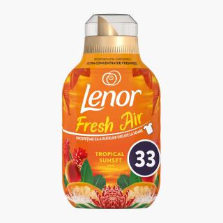 Lenor Balsam de rufe, 462 ml, 33 spalari, Fresh Air Tropical Sunset